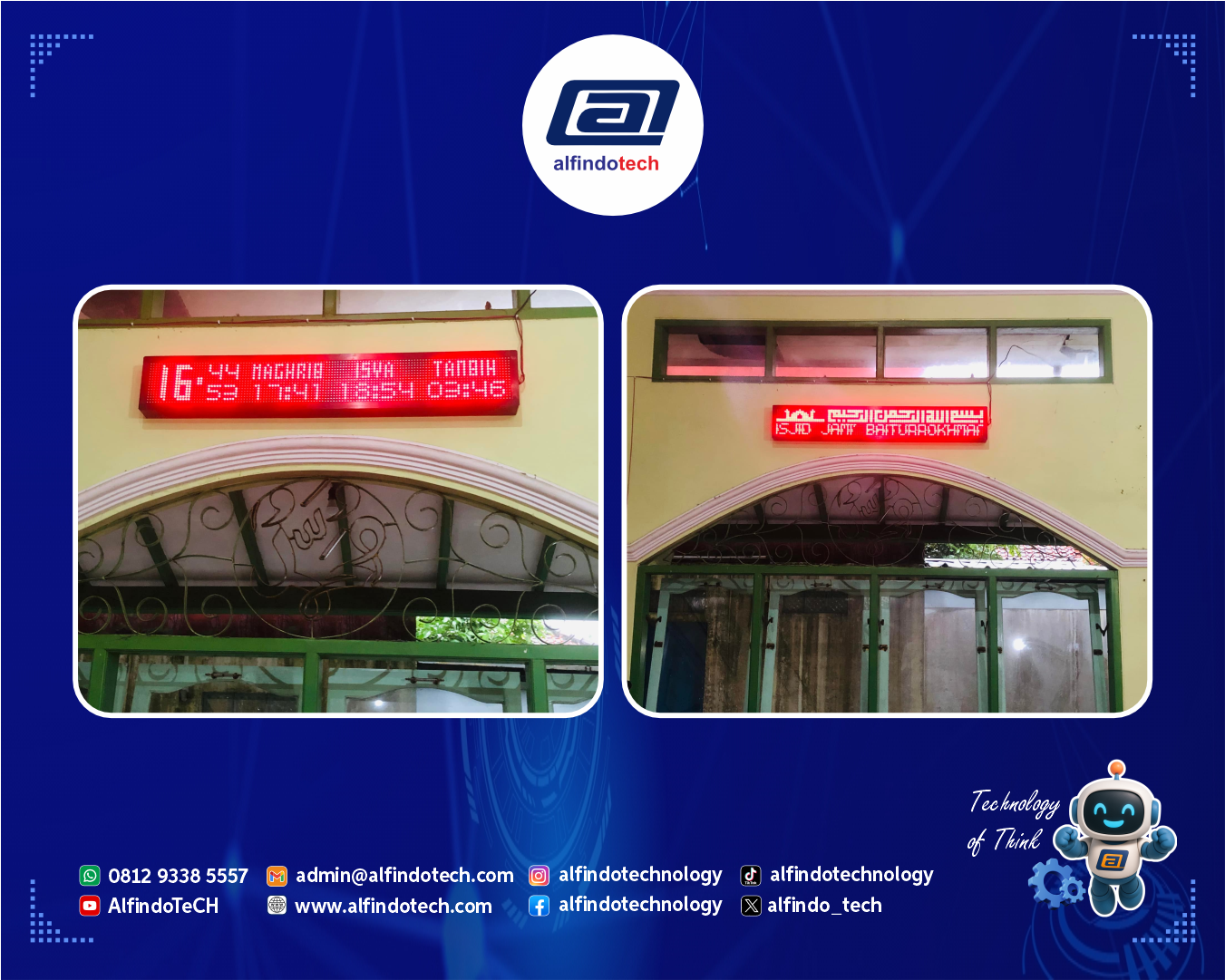 Running Text Jadwal Sholat