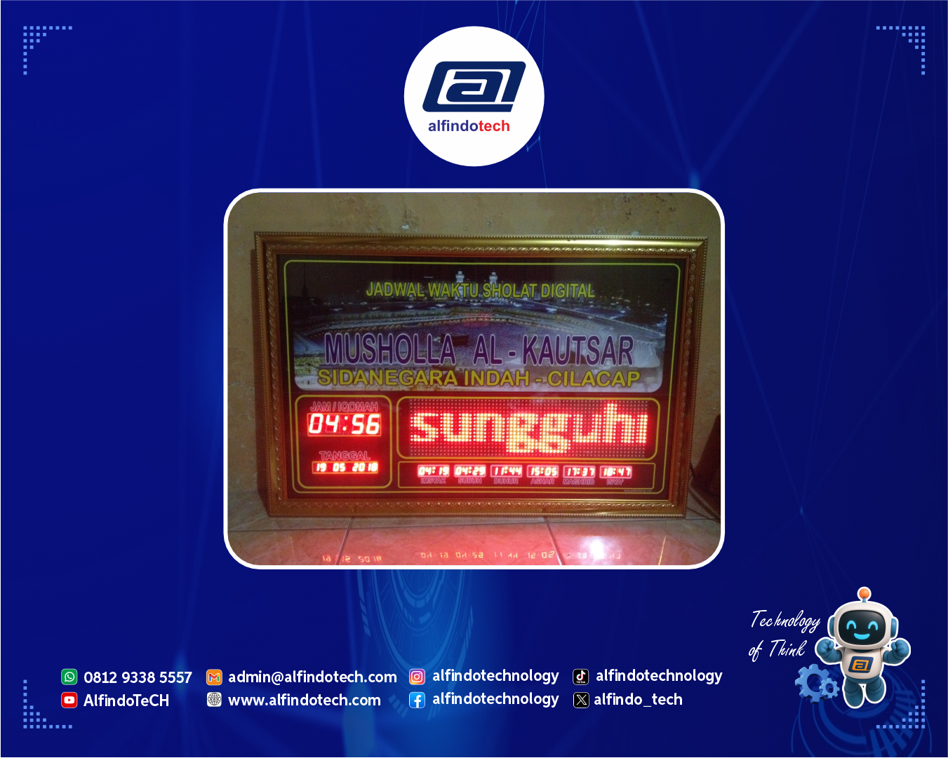 Running Text Jadwal Sholat