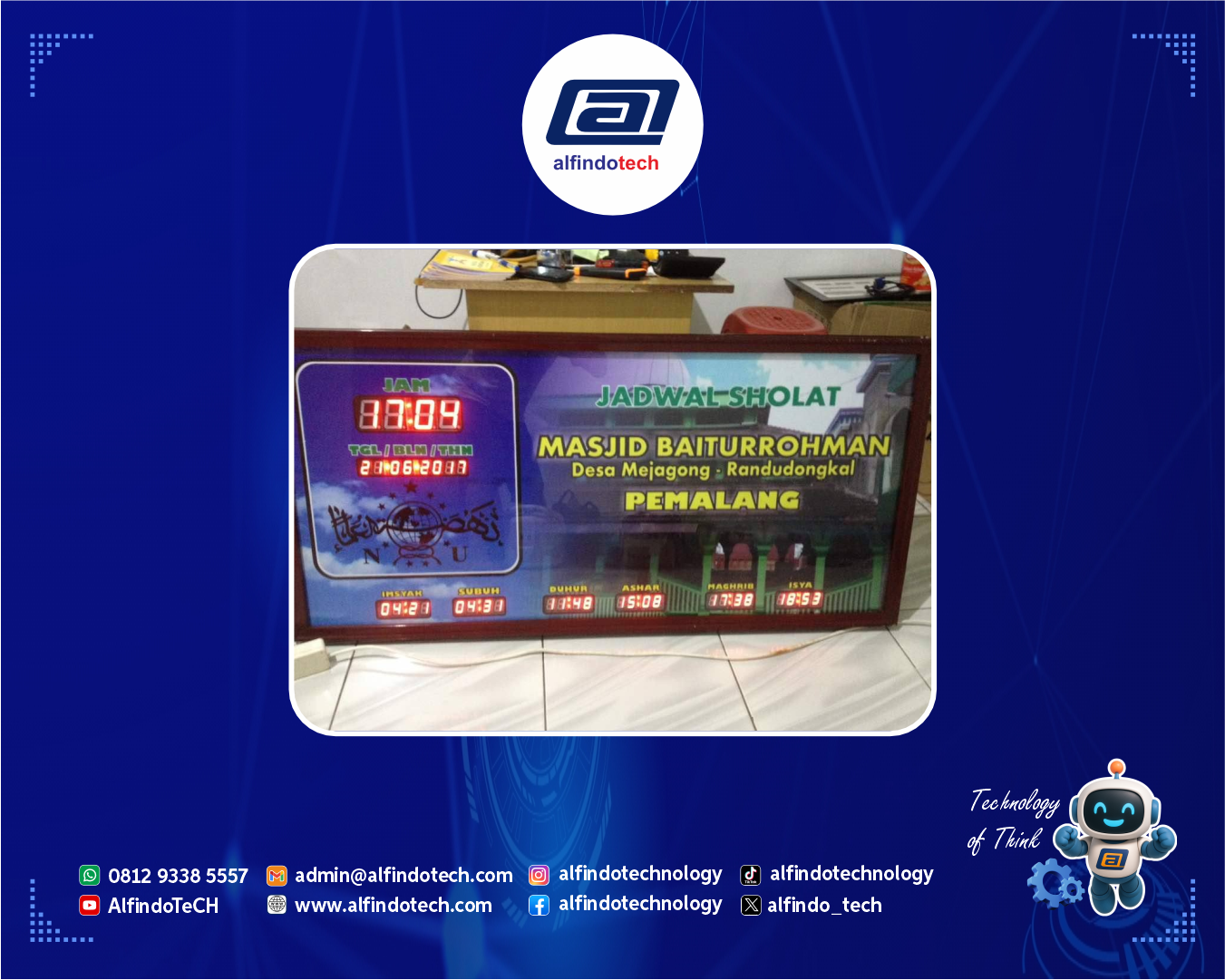 Running Text Jadwal Sholat